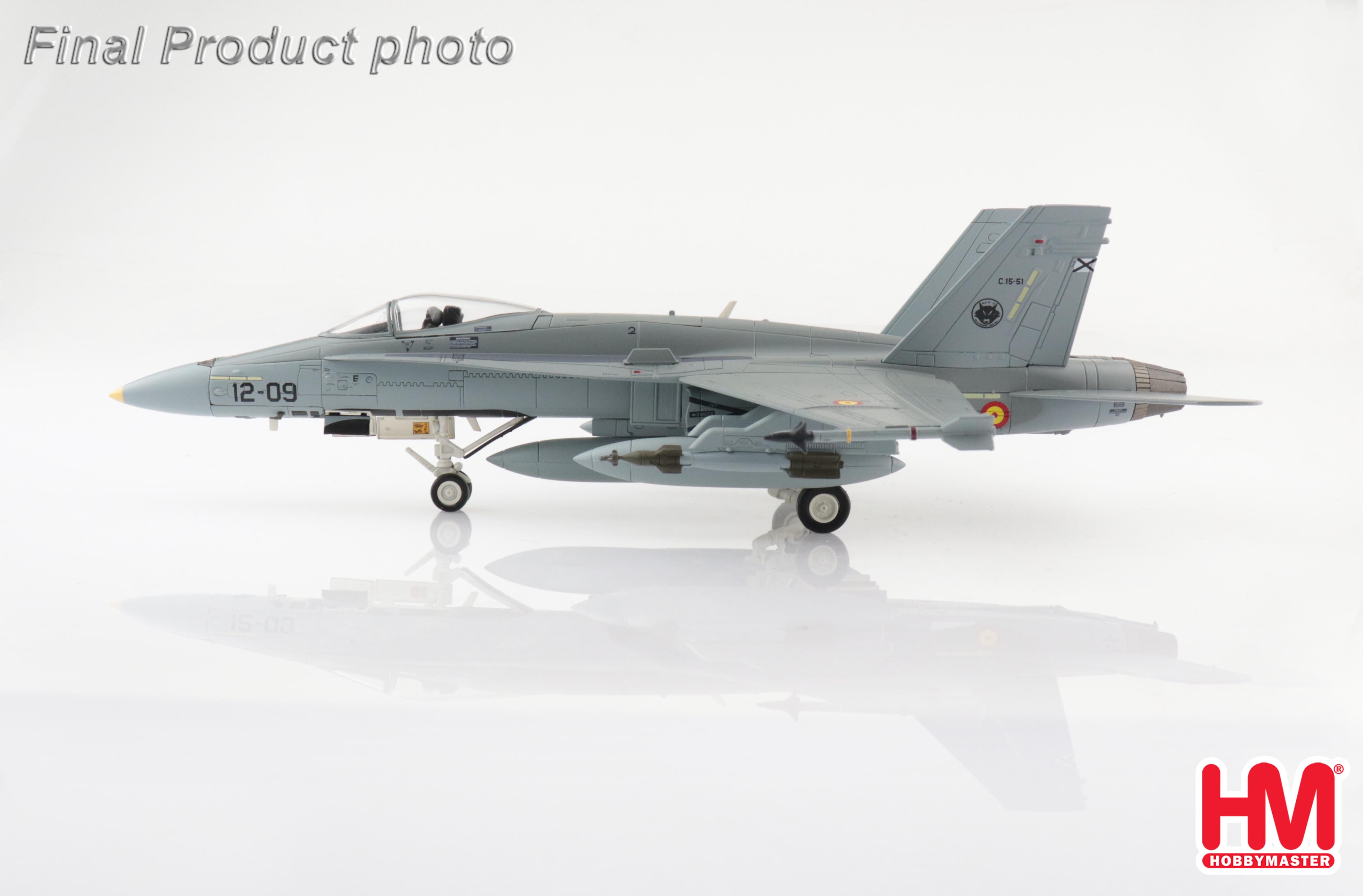 EF-18A Hornet 12-09/C15-51, Ala 12, Spanish Air Force, 2020